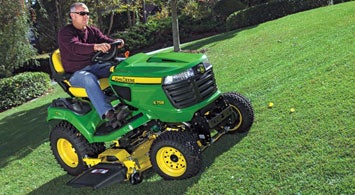 2014 John Deere X758 4WD Signature Tractor Review